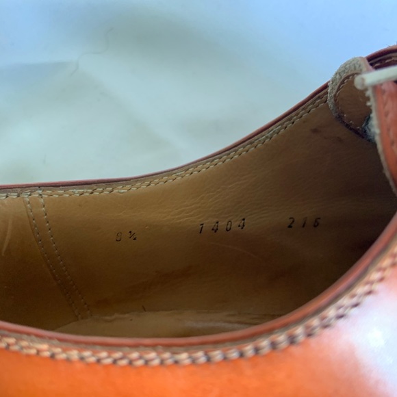 Stefanobi Wingtip LaceUp Whisky Leather Shoe Sz8.5 main image 7